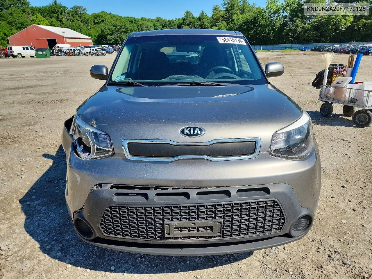 2015 Kia Soul Base VIN: KNDJN2A20F7179125 Lot: 58410136