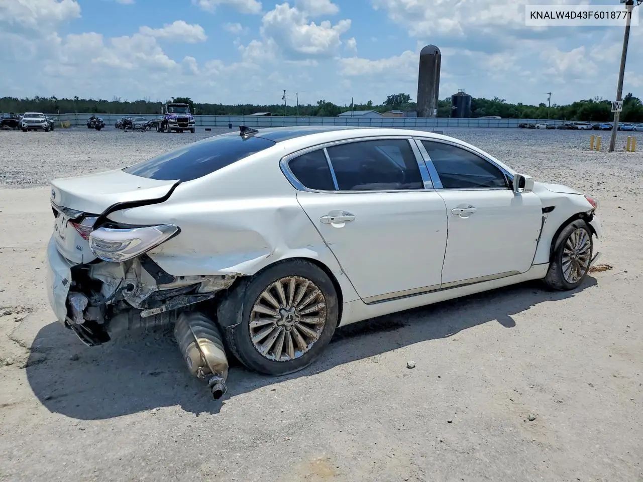 2015 Kia K900 Luxury VIN: KNALW4D43F6018771 Lot: 58655026