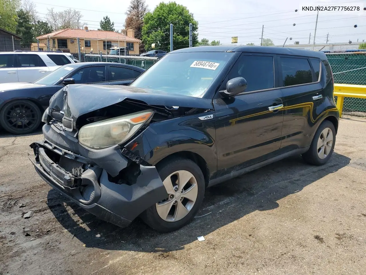 2015 Kia Soul Base VIN: KNDJN2A27F7756278 Lot: 58946746