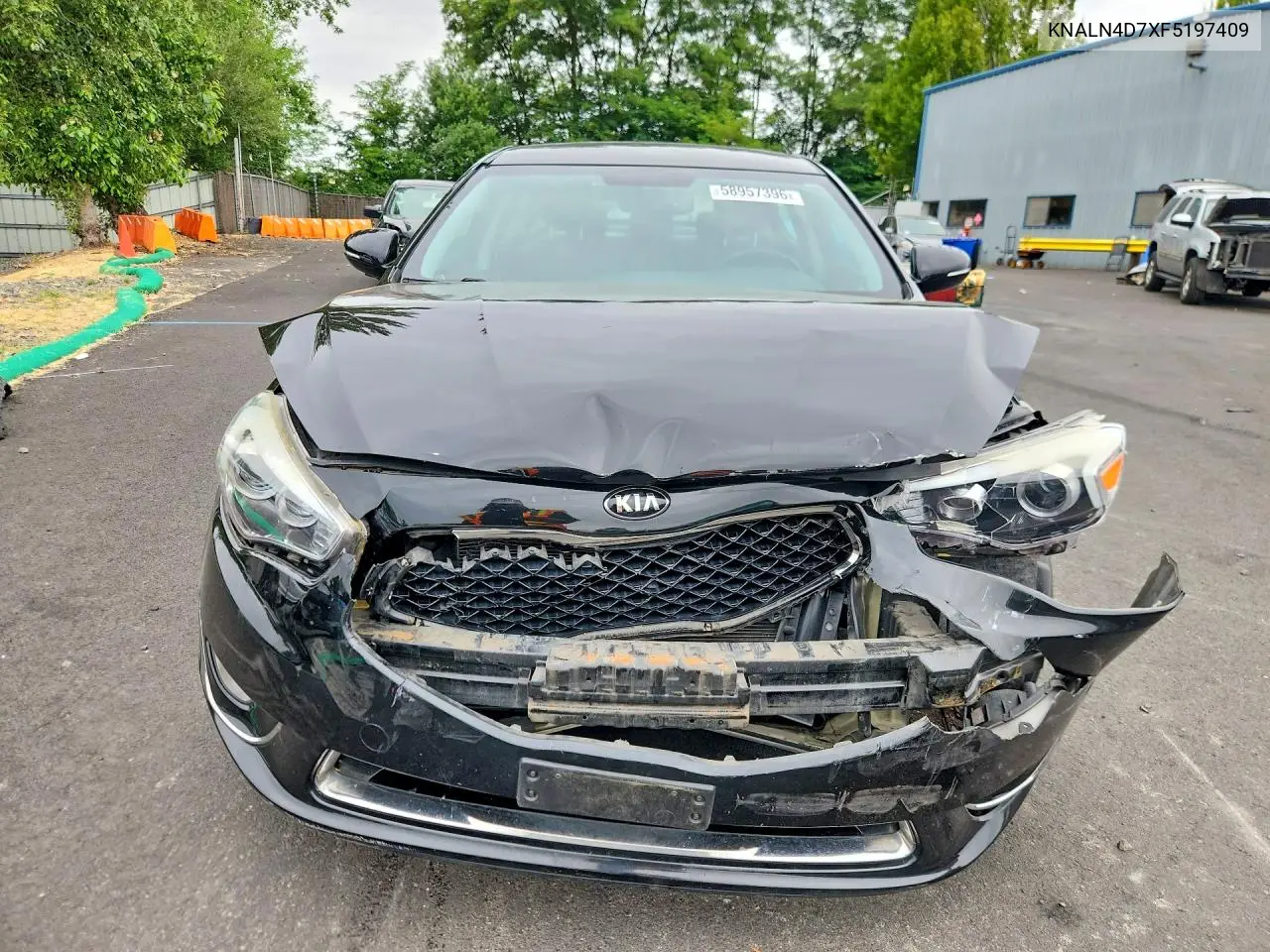 2015 Kia Cadenza Premium VIN: KNALN4D7XF5197409 Lot: 58957396
