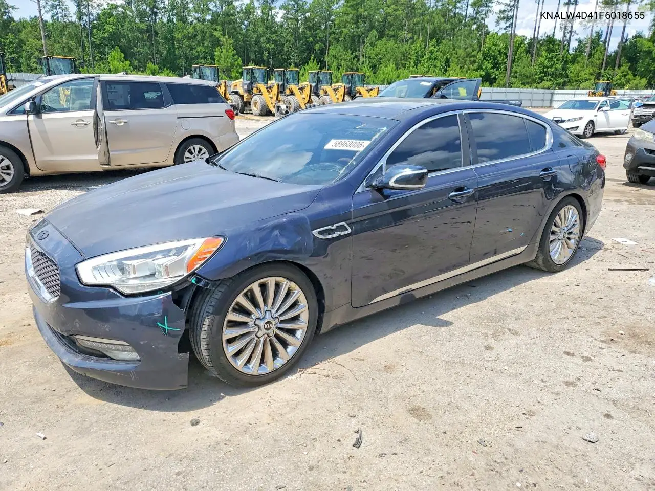 2015 Kia K900 Luxury VIN: KNALW4D41F6018655 Lot: 58960006
