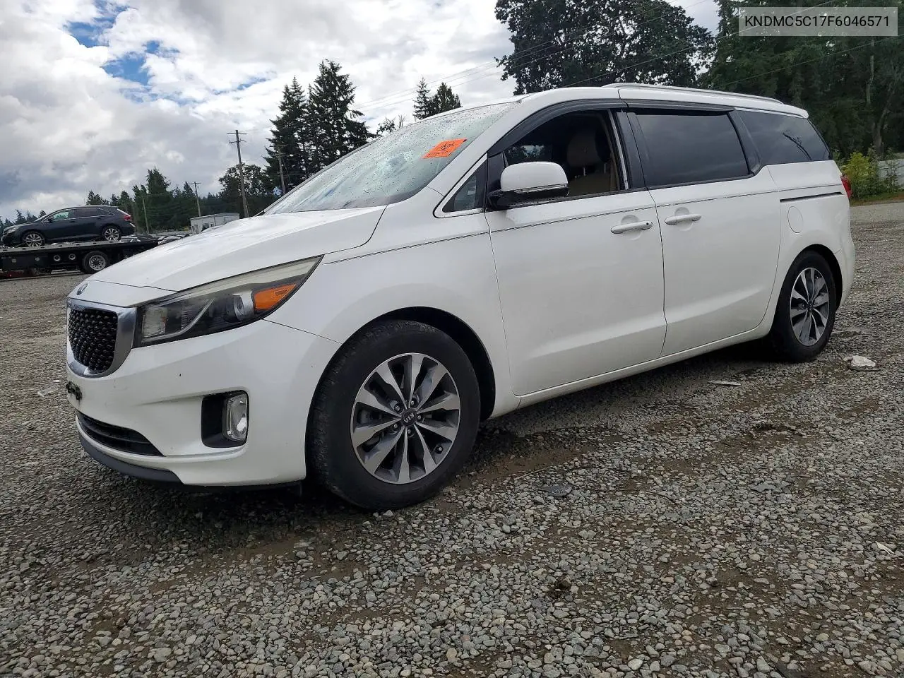 2015 Kia Sedona Sx VIN: KNDMC5C17F6046571 Lot: 59142546