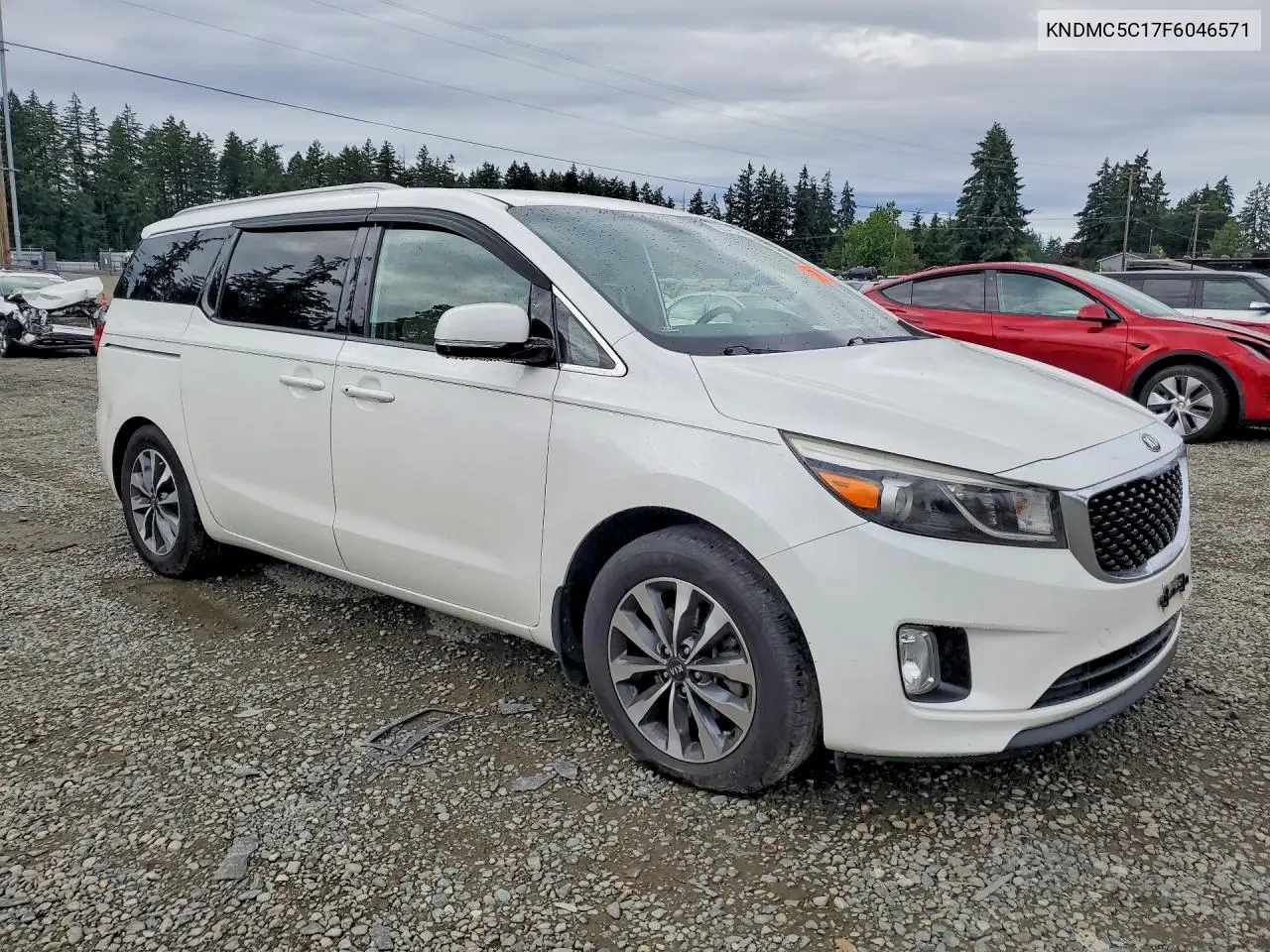 2015 Kia Sedona Sx VIN: KNDMC5C17F6046571 Lot: 59142546
