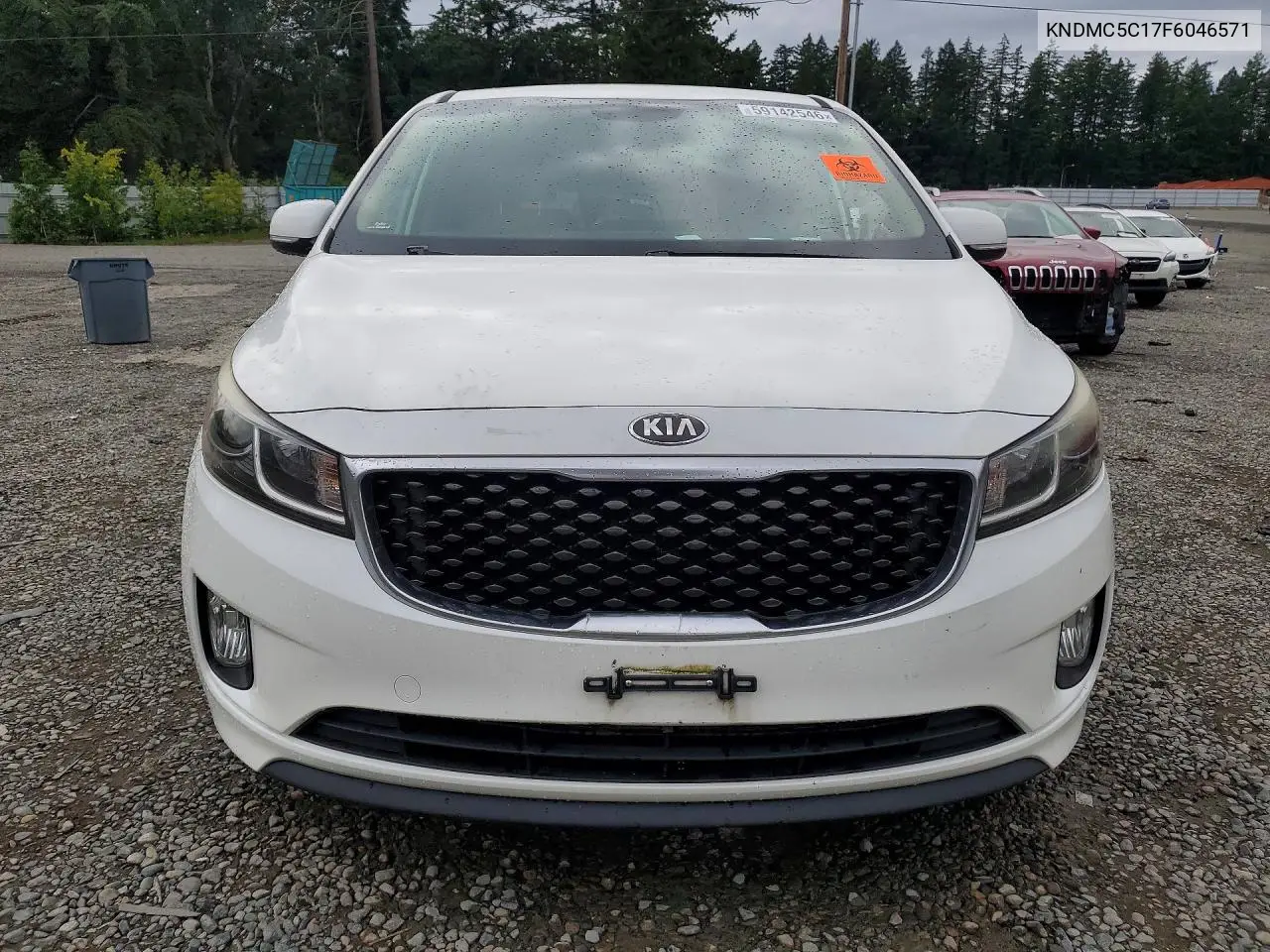 2015 Kia Sedona Sx VIN: KNDMC5C17F6046571 Lot: 59142546