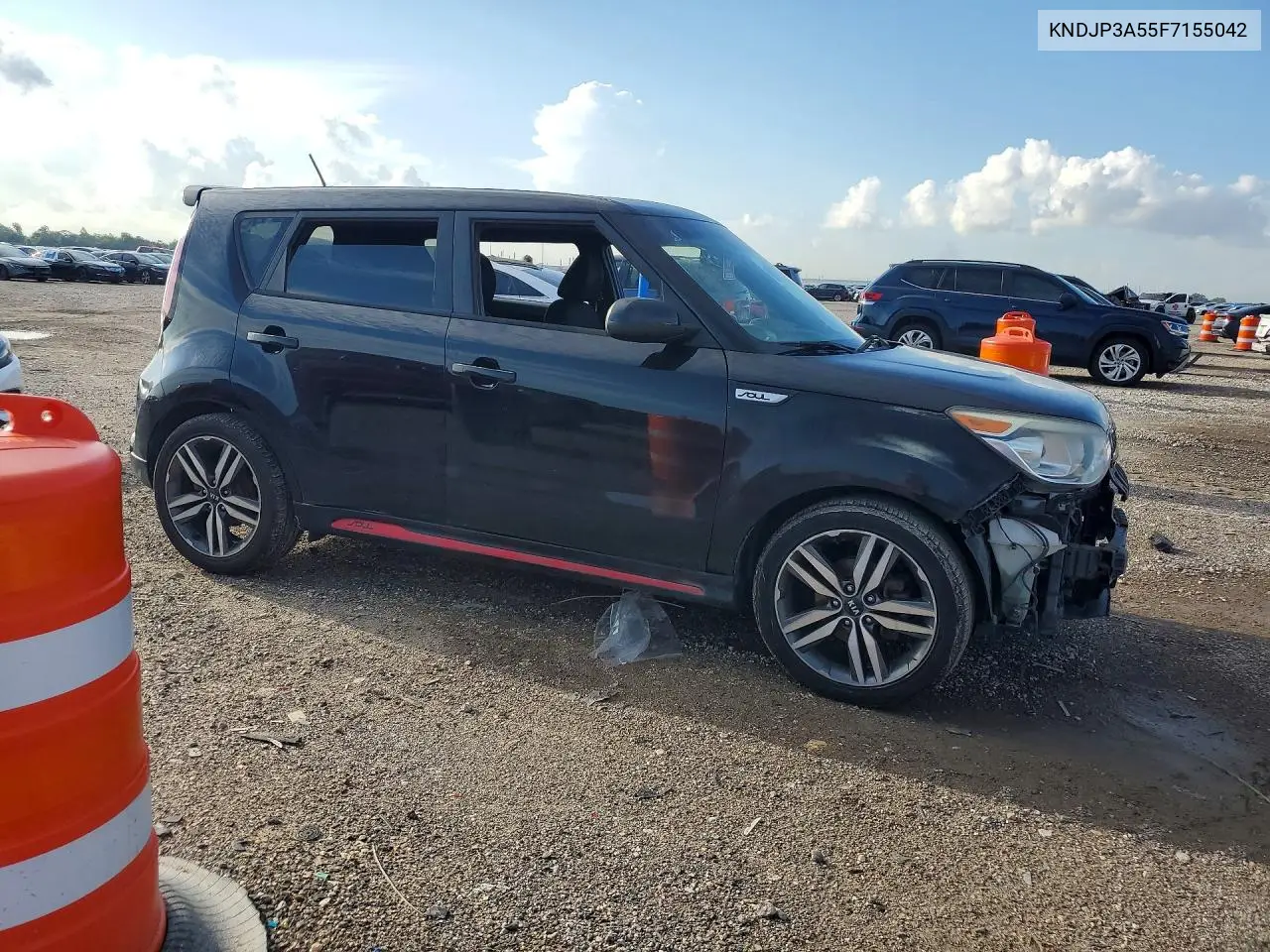 2015 Kia Soul + VIN: KNDJP3A55F7155042 Lot: 59594696