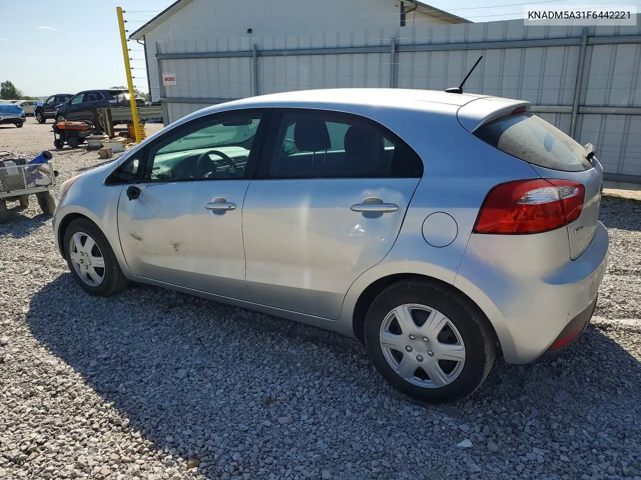 2015 Kia Rio Lx VIN: KNADM5A31F6442221 Lot: 59650516