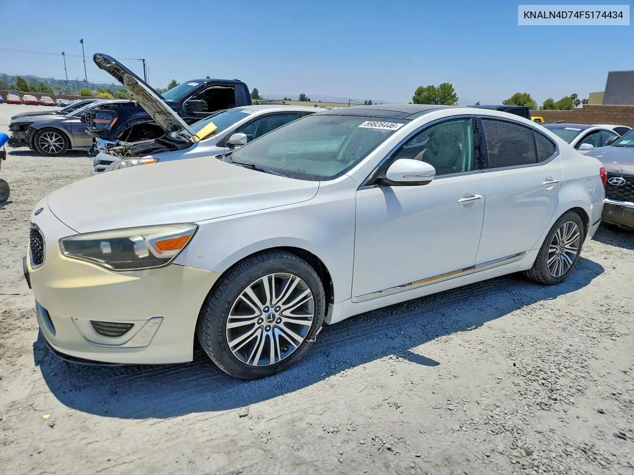 2015 Kia Cadenza Premium VIN: KNALN4D74F5174434 Lot: 59826446