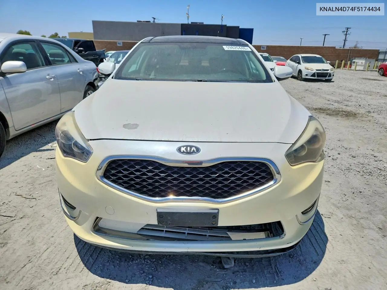 2015 Kia Cadenza Premium VIN: KNALN4D74F5174434 Lot: 59826446