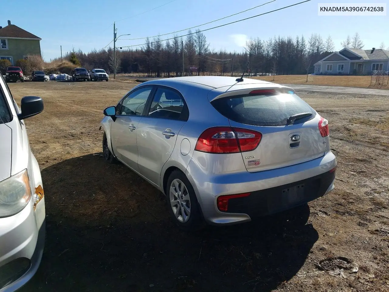 2016 Kia Rio Lx VIN: KNADM5A39G6742638 Lot: 50576366