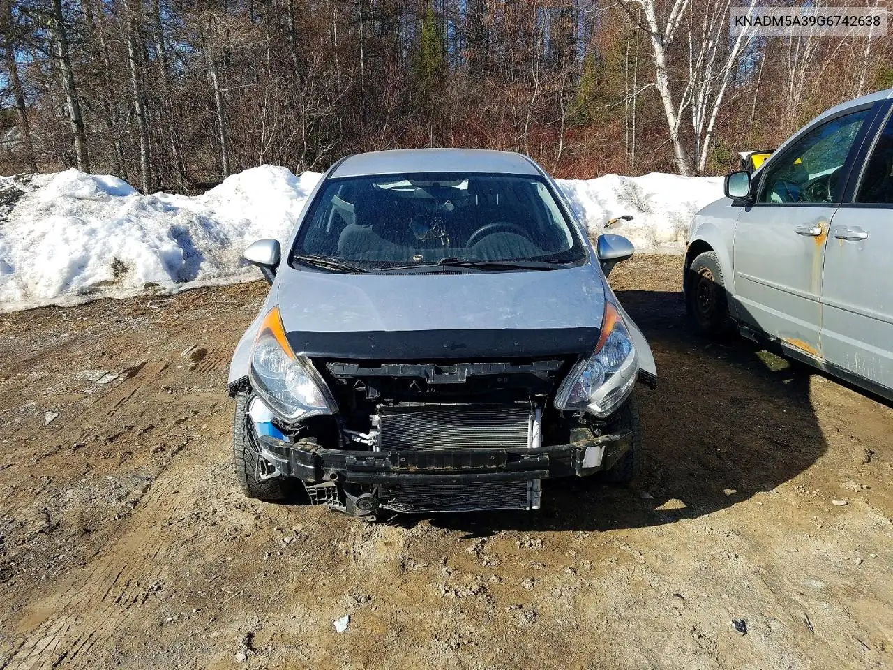 2016 Kia Rio Lx VIN: KNADM5A39G6742638 Lot: 50576366
