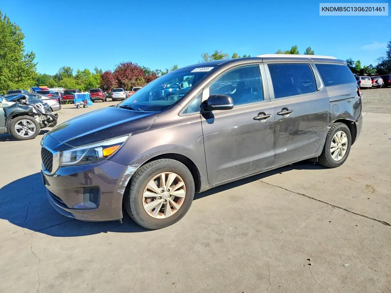 2016 Kia Sedona Lx VIN: KNDMB5C13G6201461 Lot: 57198886