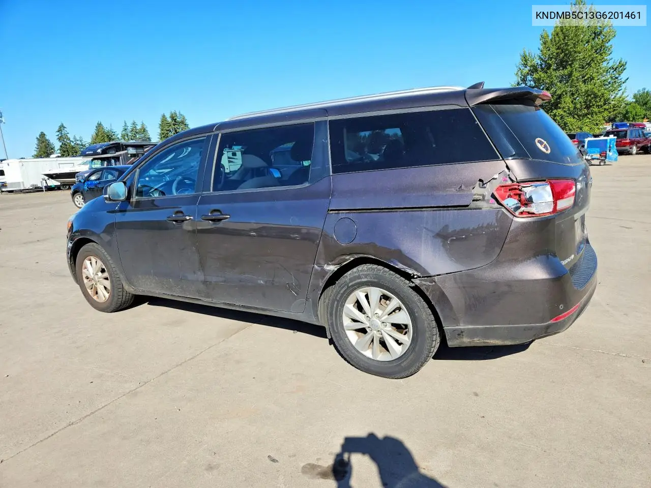 2016 Kia Sedona Lx VIN: KNDMB5C13G6201461 Lot: 57198886