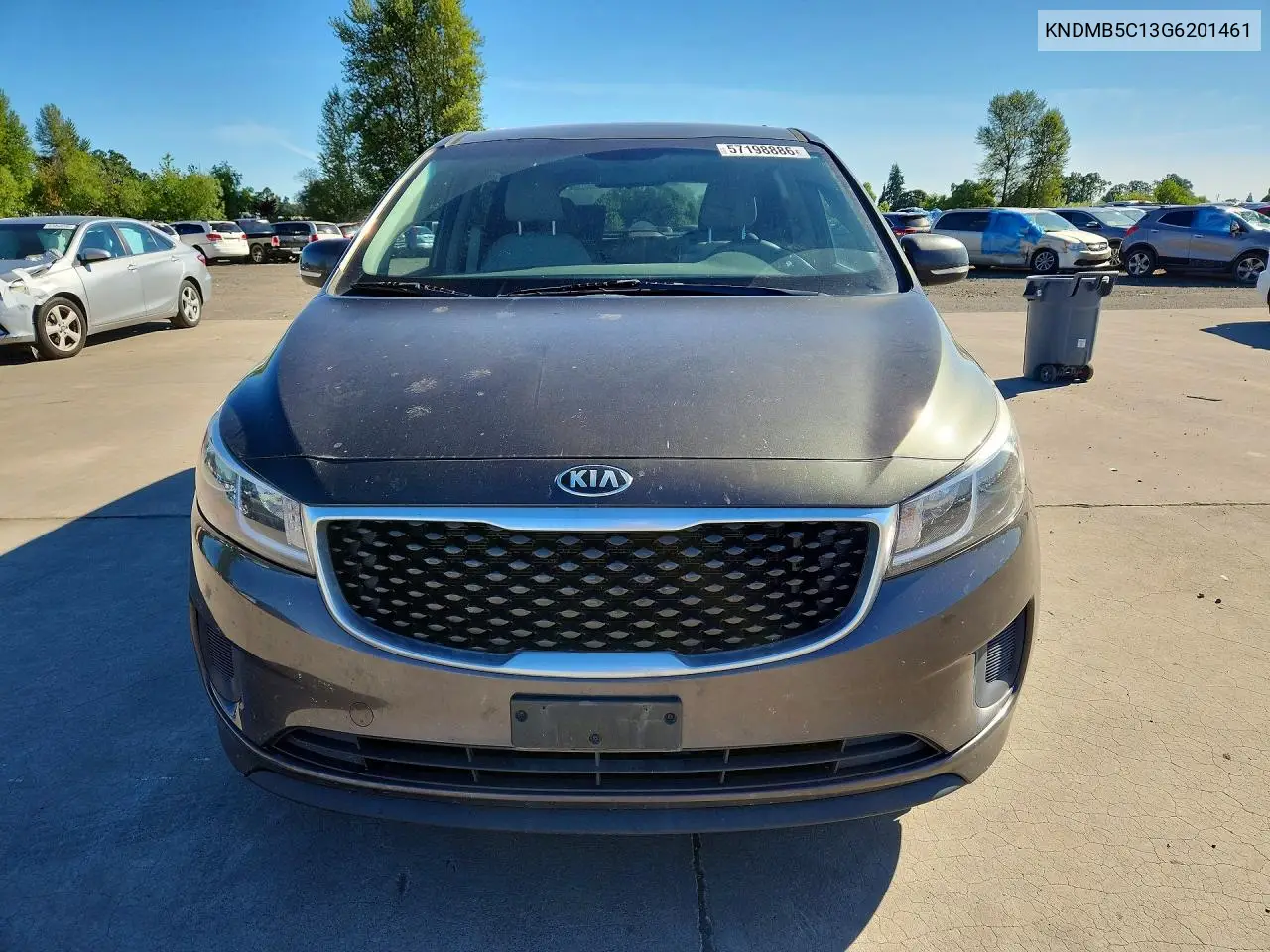 2016 Kia Sedona Lx VIN: KNDMB5C13G6201461 Lot: 57198886