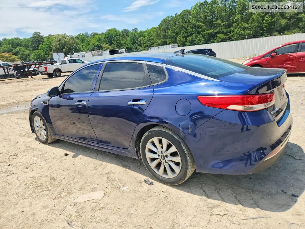 2016 Kia Optima Ex VIN: 5XXGU4L38GG034163 Lot: 57671136