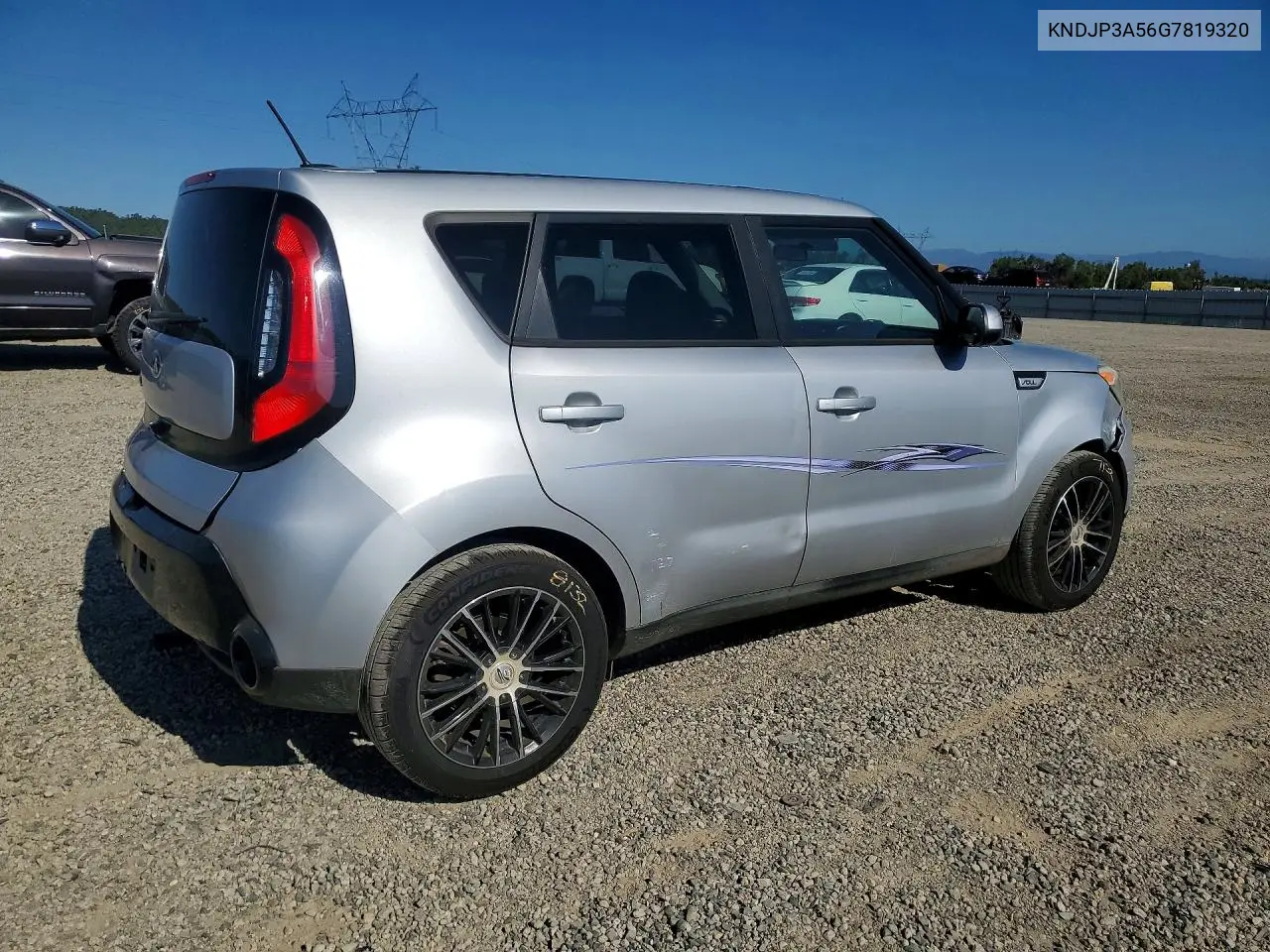2016 Kia Soul + VIN: KNDJP3A56G7819320 Lot: 58039486