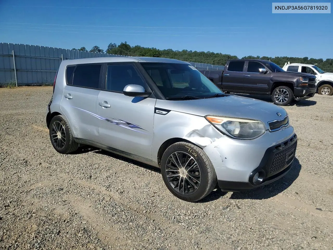 2016 Kia Soul + VIN: KNDJP3A56G7819320 Lot: 58039486