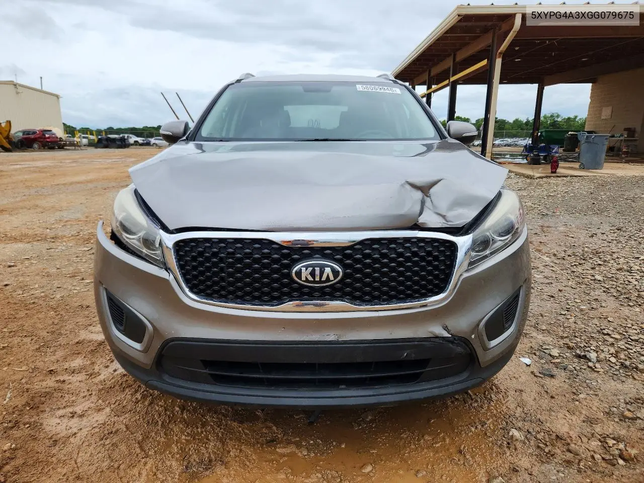 2016 Kia Sorento Lx VIN: 5XYPG4A3XGG079675 Lot: 58069946