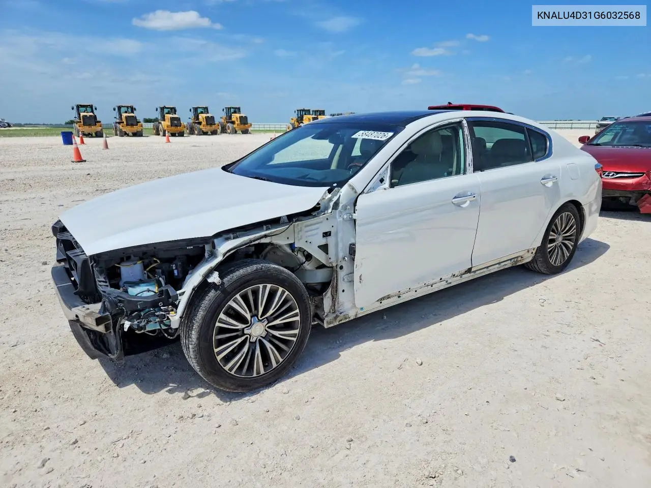 2016 Kia K900 Luxury V6 VIN: KNALU4D31G6032568 Lot: 58487026