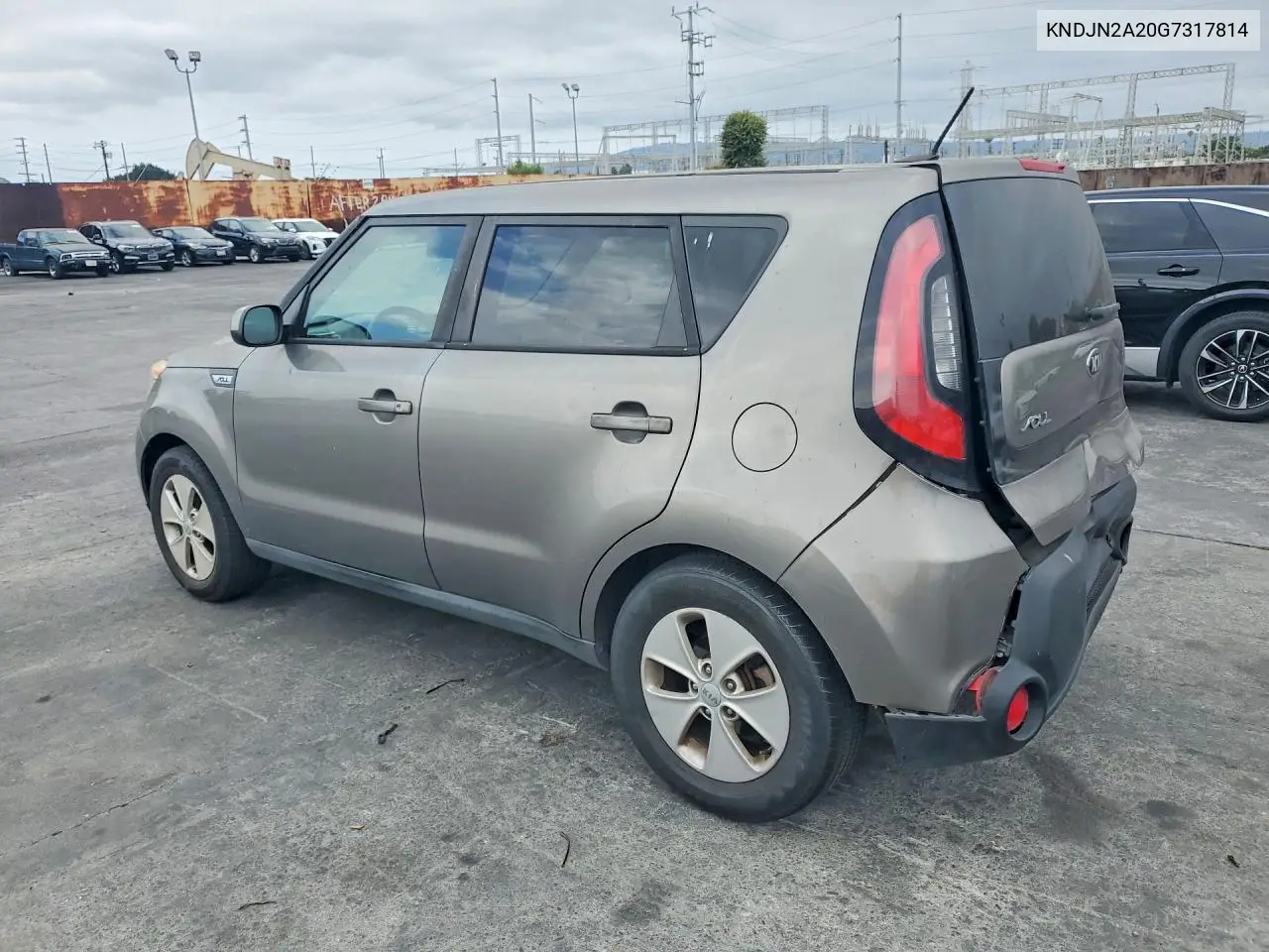 2016 Kia Soul Base VIN: KNDJN2A20G7317814 Lot: 58623216
