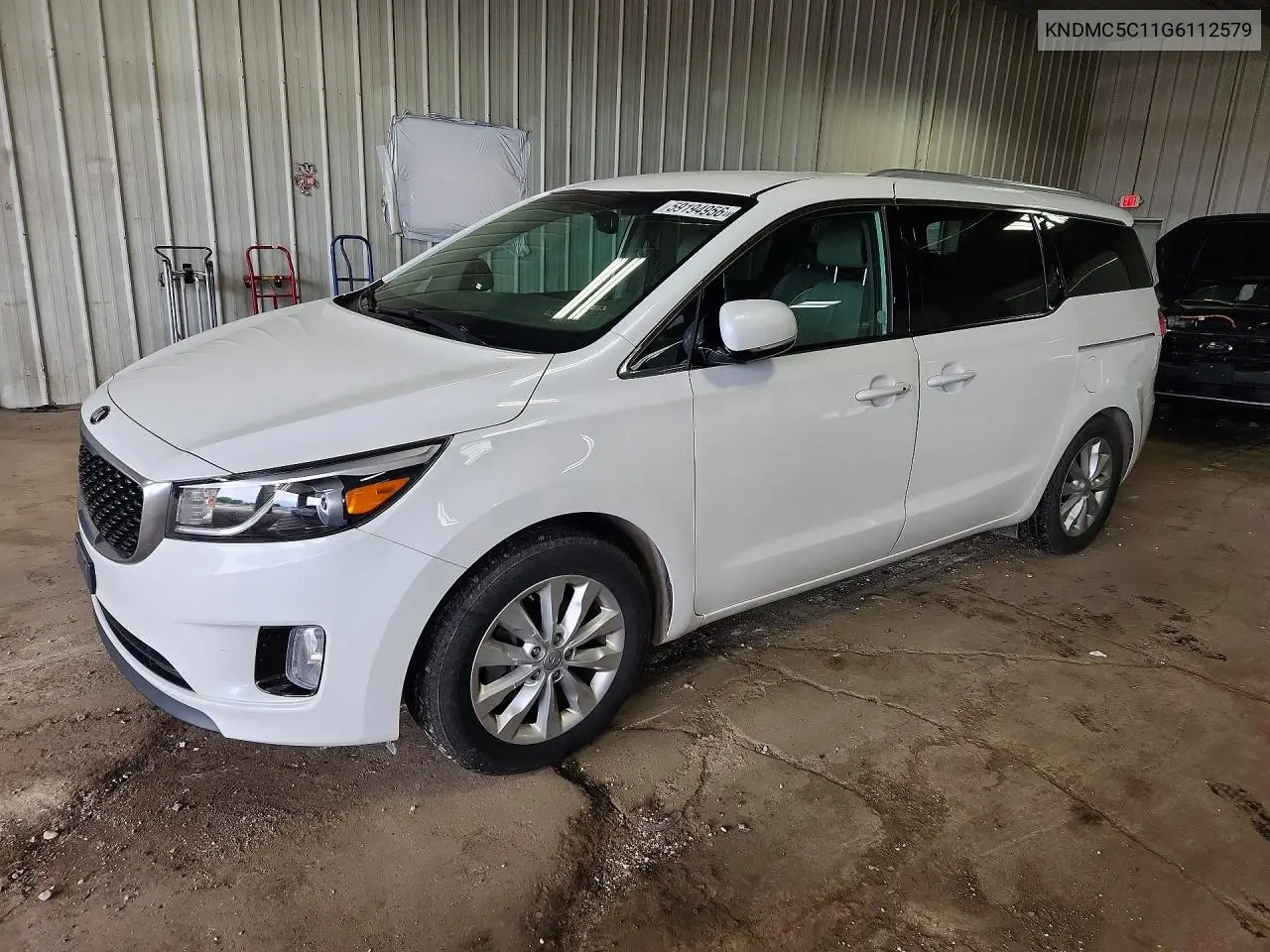 2016 Kia Sedona Ex VIN: KNDMC5C11G6112579 Lot: 59194956