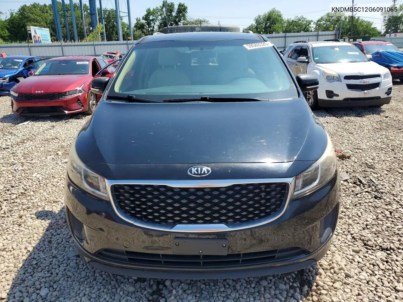 2016 Kia Sedona Lx VIN: KNDMB5C12G6091065 Lot: 59588326