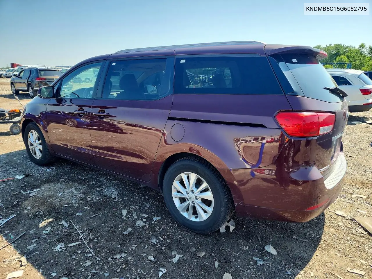 2016 Kia Sedona Lx VIN: KNDMB5C15G6082795 Lot: 59874406