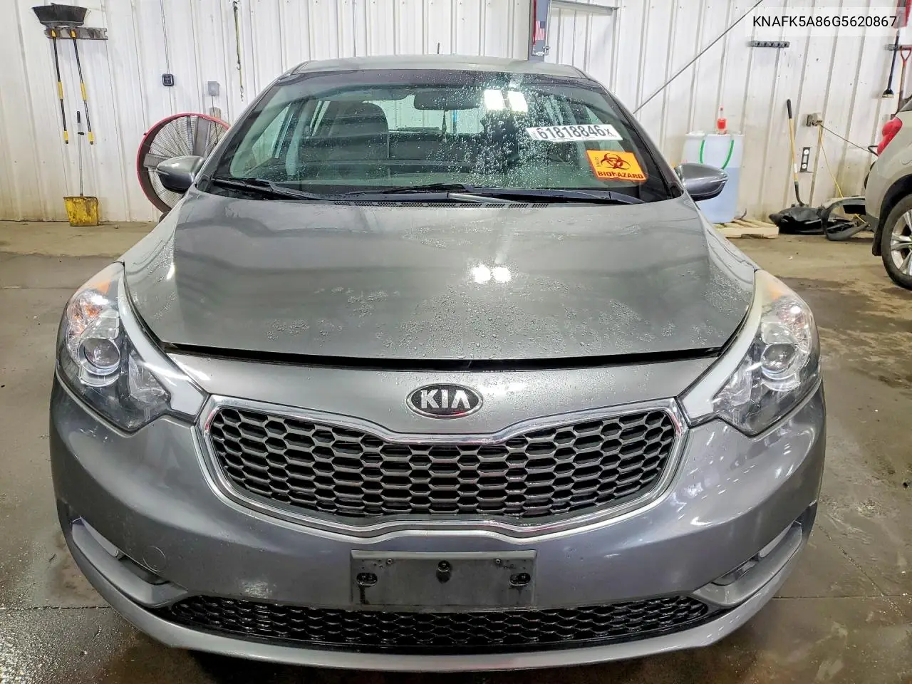 2016 Kia Forte5 Lx VIN: KNAFK5A86G5620867 Lot: 61818846