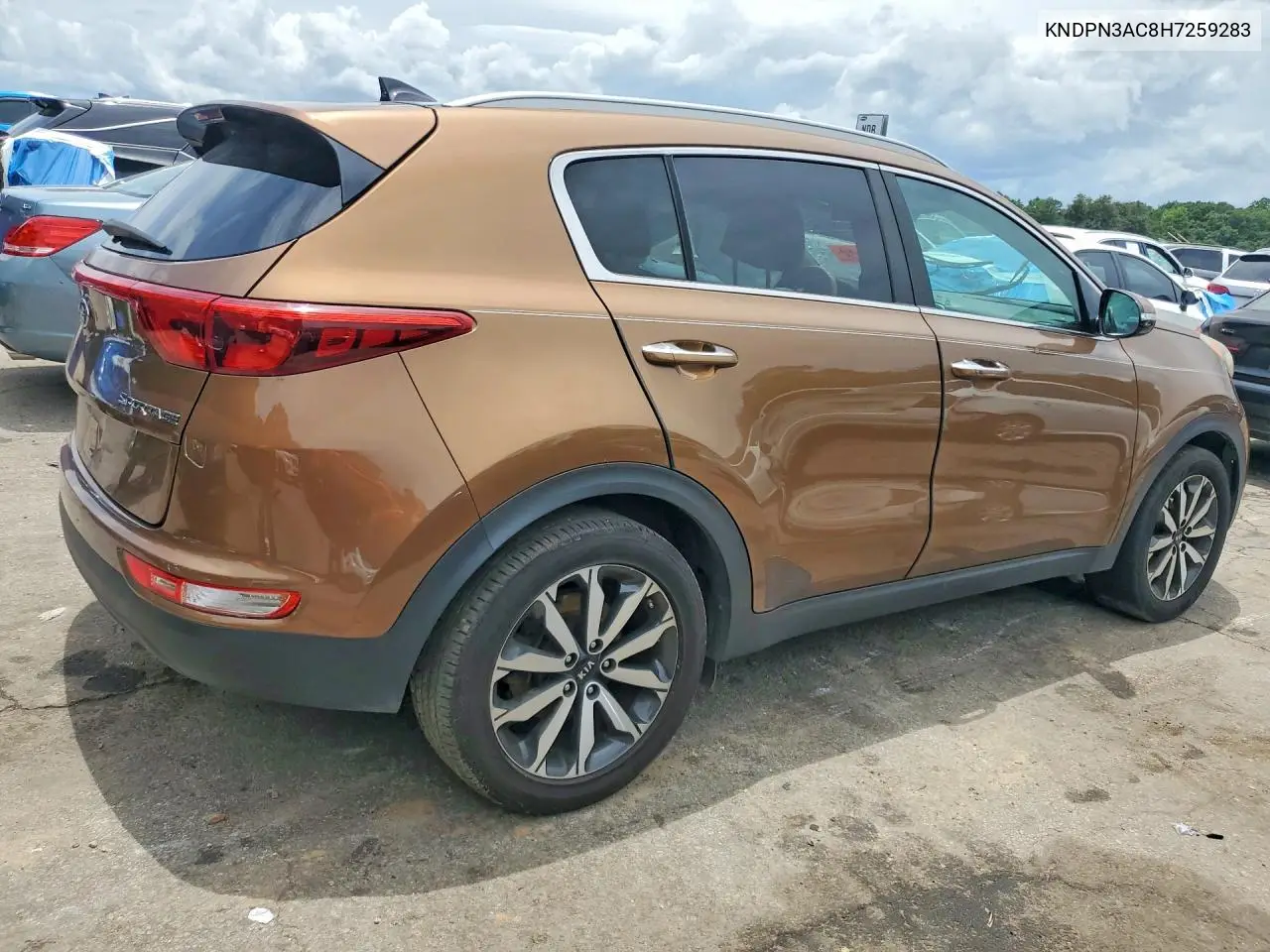 2017 Kia Sportage Ex VIN: KNDPN3AC8H7259283 Lot: 56159236