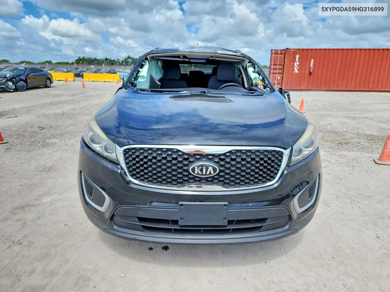 2017 Kia Sorento Lx V6 VIN: 5XYPGDA59HG316899 Lot: 56637386