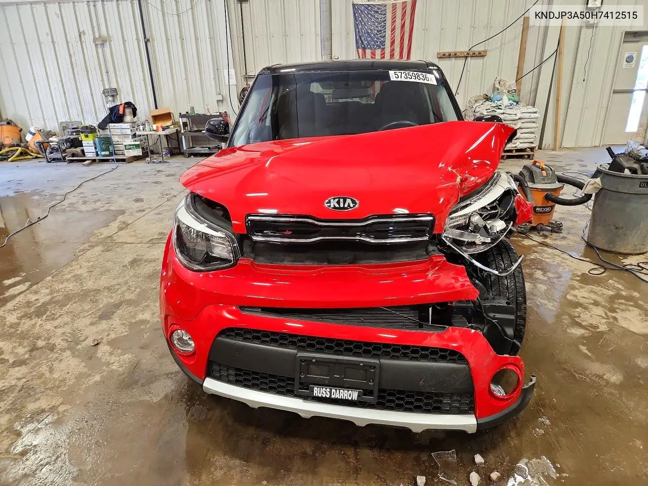 2017 Kia Soul + VIN: KNDJP3A50H7412515 Lot: 57359836