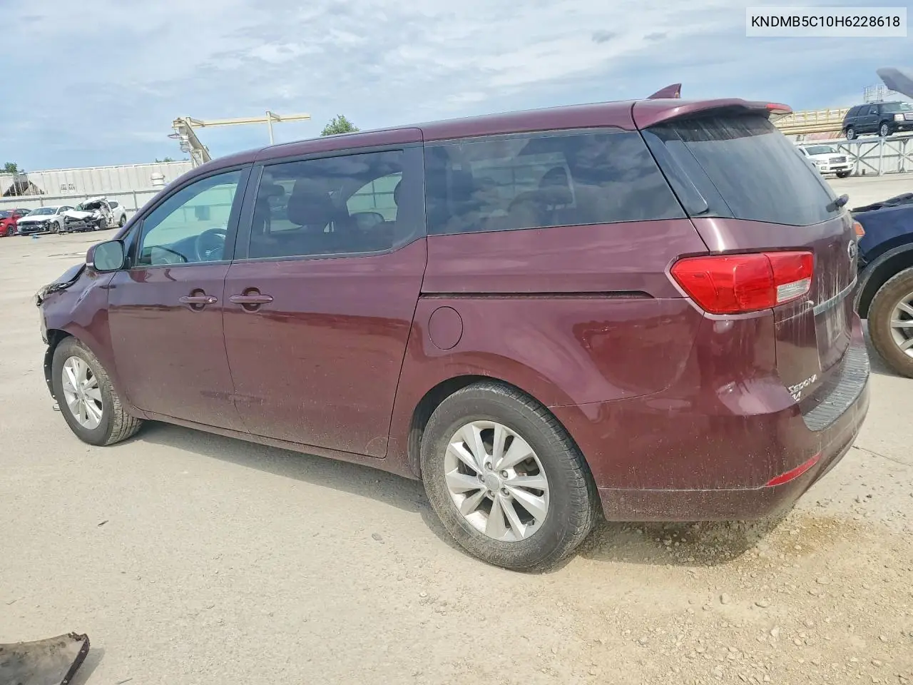 2017 Kia Sedona Lx VIN: KNDMB5C10H6228618 Lot: 57770406