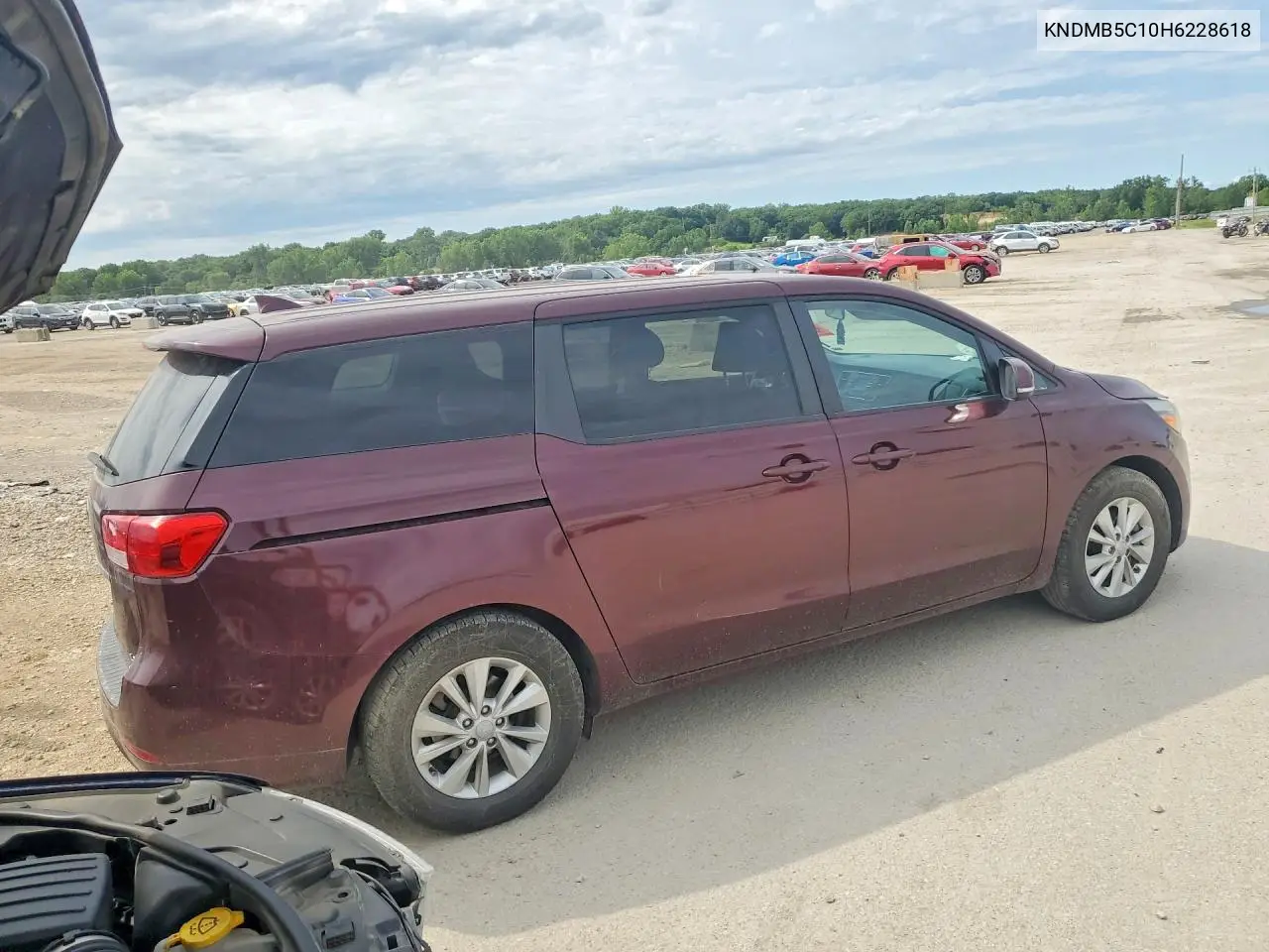 2017 Kia Sedona Lx VIN: KNDMB5C10H6228618 Lot: 57770406