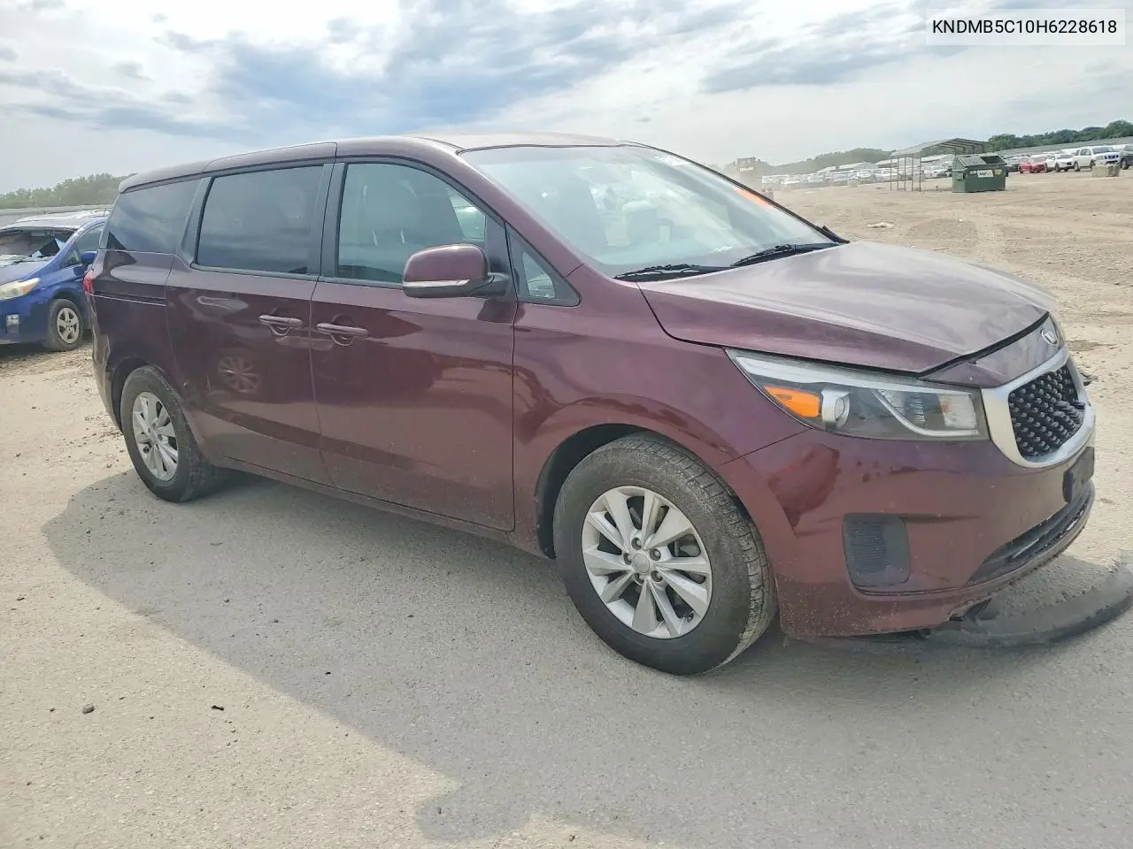 2017 Kia Sedona Lx VIN: KNDMB5C10H6228618 Lot: 57770406