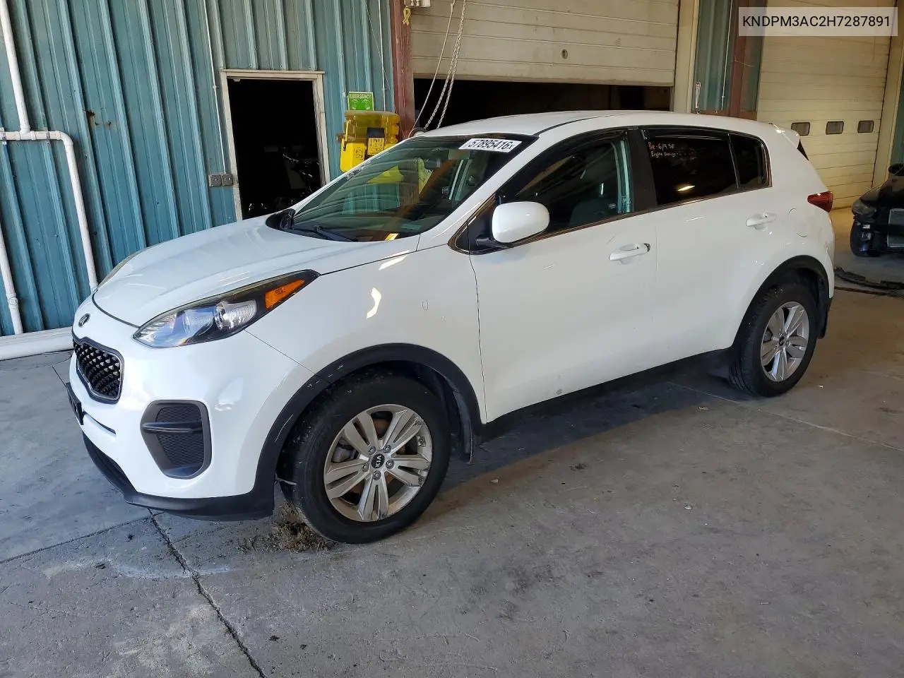 2017 Kia Sportage Lx VIN: KNDPM3AC2H7287891 Lot: 57895416