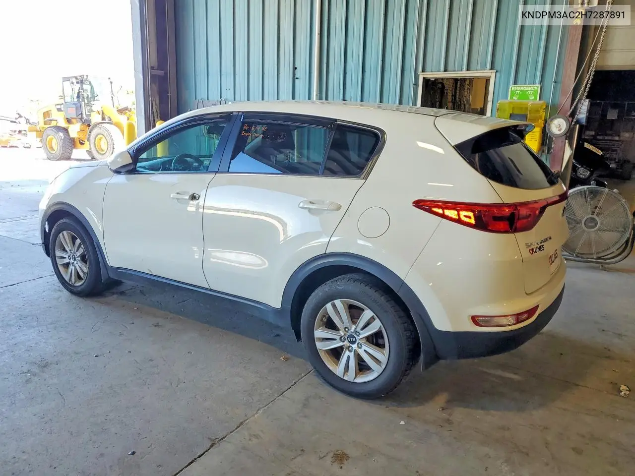 2017 Kia Sportage Lx VIN: KNDPM3AC2H7287891 Lot: 57895416
