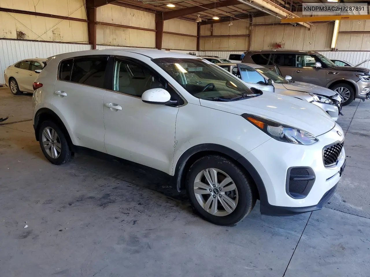 2017 Kia Sportage Lx VIN: KNDPM3AC2H7287891 Lot: 57895416