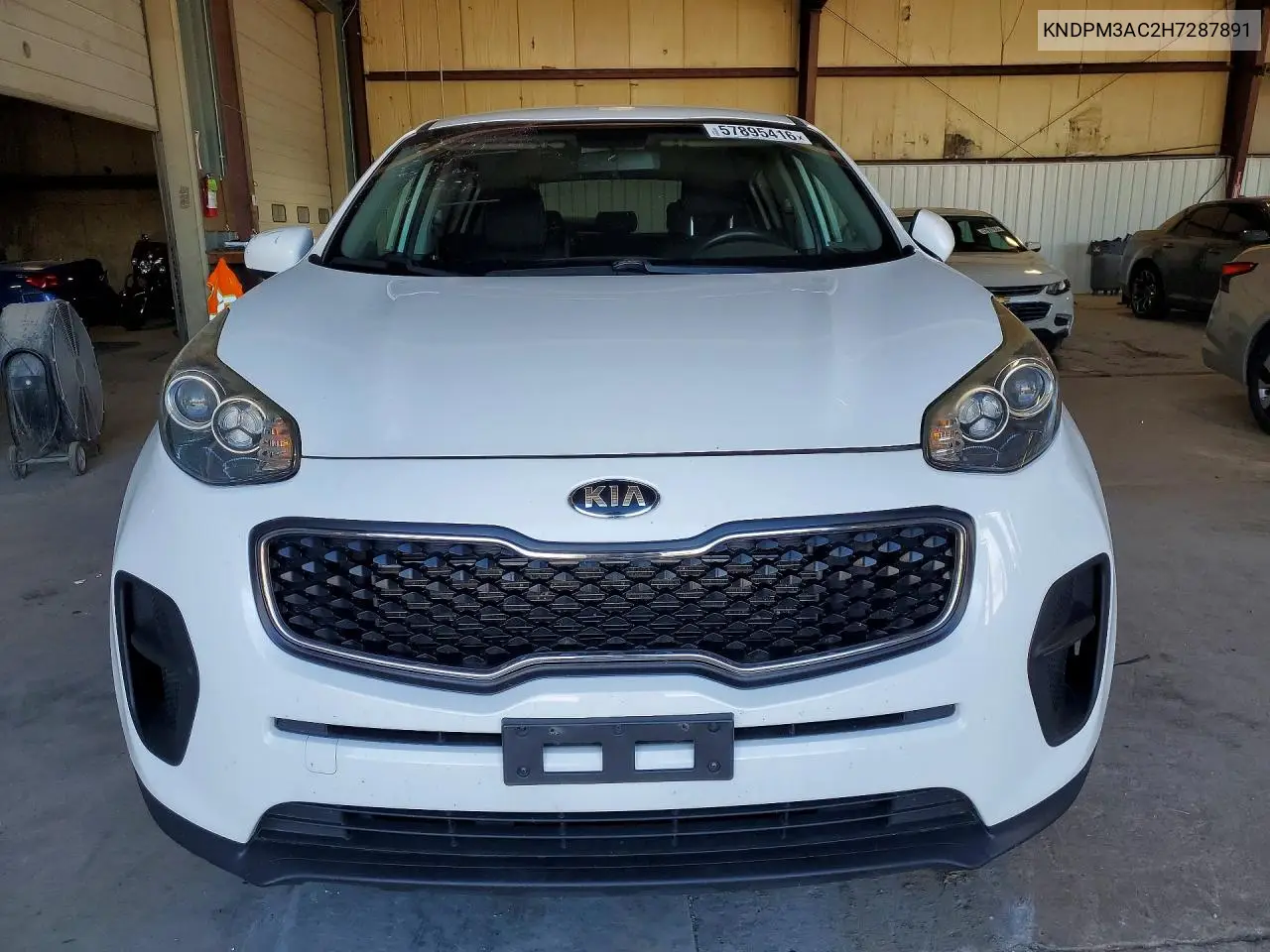 2017 Kia Sportage Lx VIN: KNDPM3AC2H7287891 Lot: 57895416