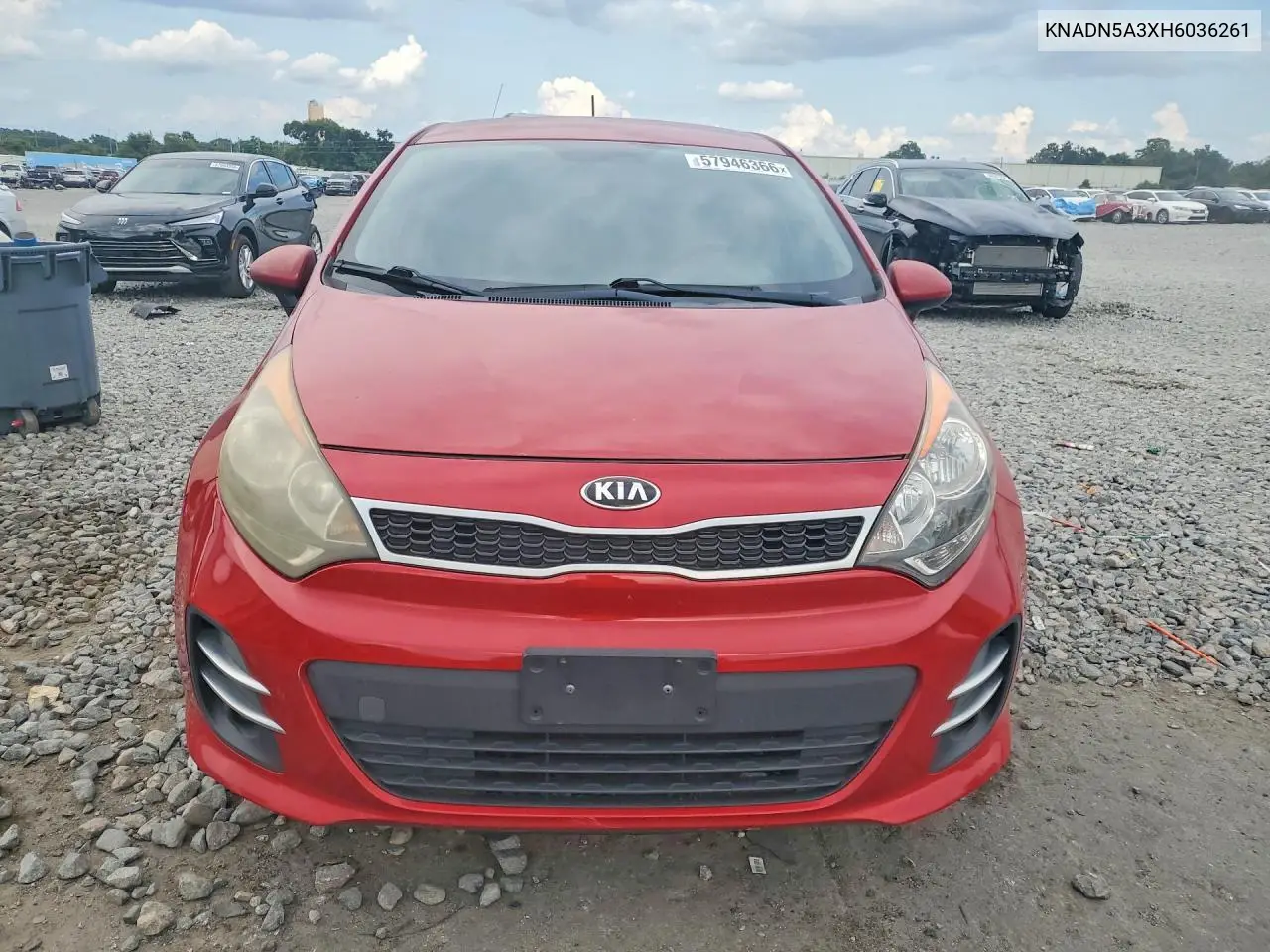 2017 Kia Rio 5-Door Ex VIN: KNADN5A3XH6036261 Lot: 57946366