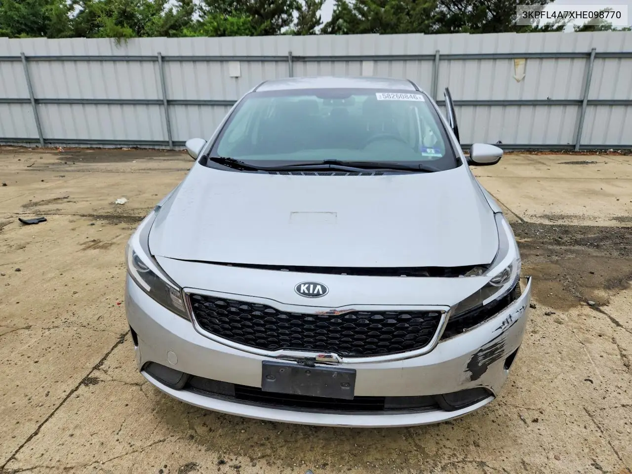 2017 Kia Forte Lx VIN: 3KPFL4A7XHE098770 Lot: 58260846