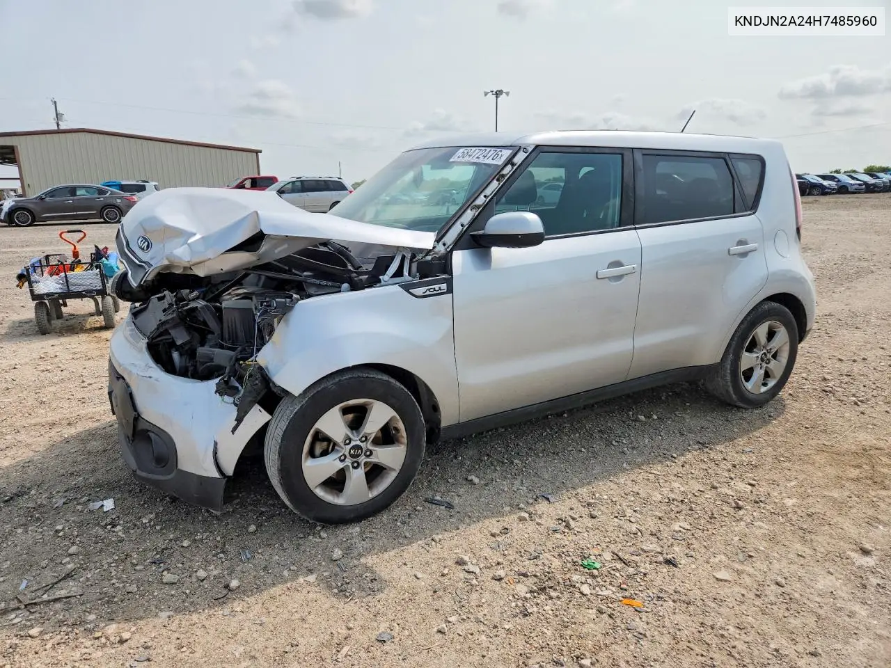 2017 Kia Soul Base VIN: KNDJN2A24H7485960 Lot: 58472476