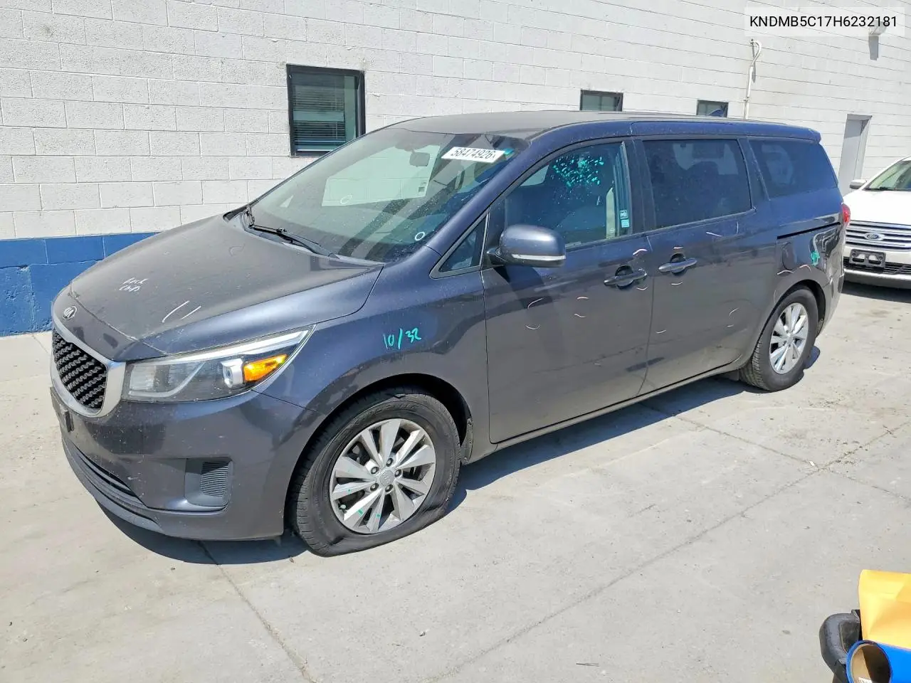 2017 Kia Sedona Lx VIN: KNDMB5C17H6232181 Lot: 58474926