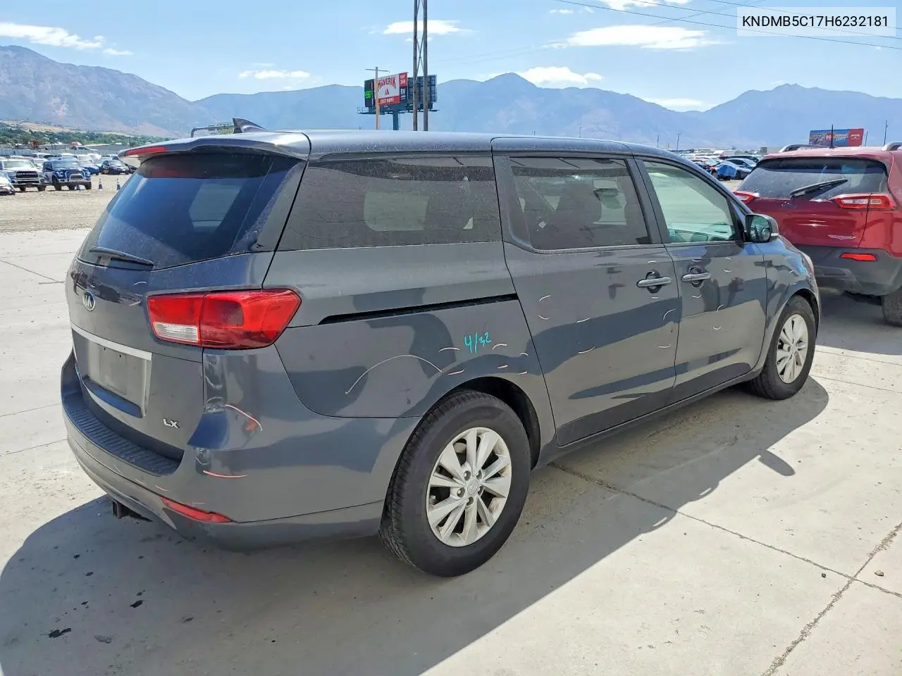 2017 Kia Sedona Lx VIN: KNDMB5C17H6232181 Lot: 58474926