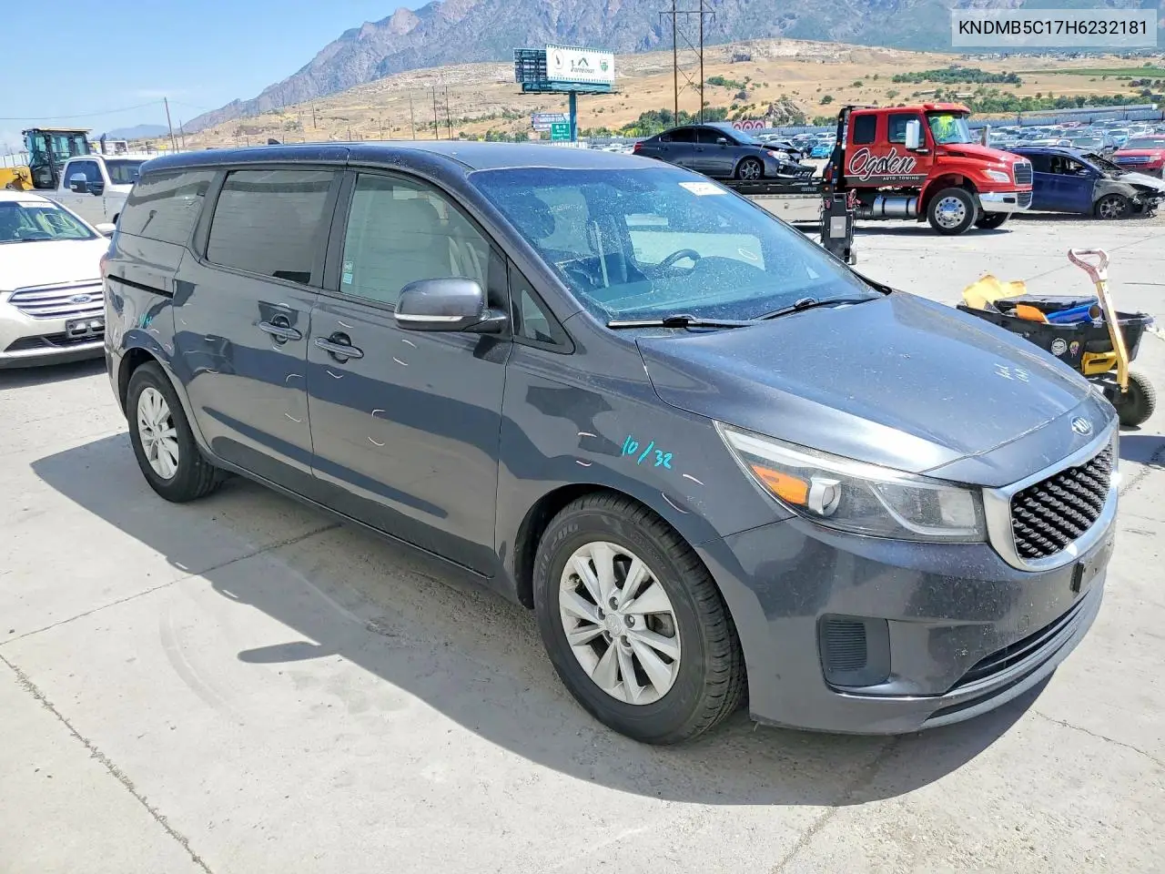 2017 Kia Sedona Lx VIN: KNDMB5C17H6232181 Lot: 58474926