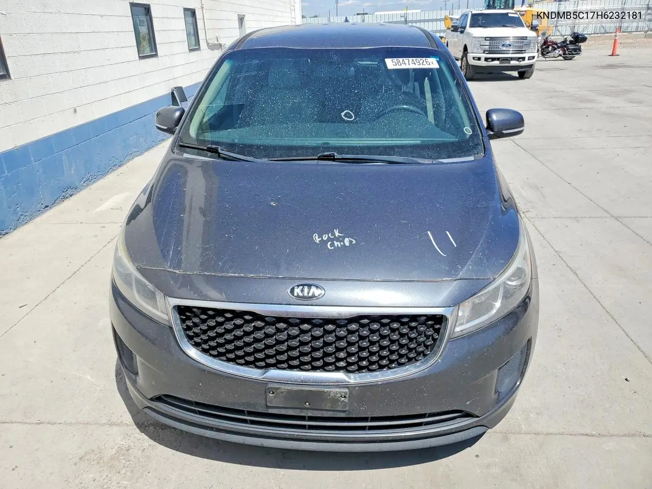 2017 Kia Sedona Lx VIN: KNDMB5C17H6232181 Lot: 58474926
