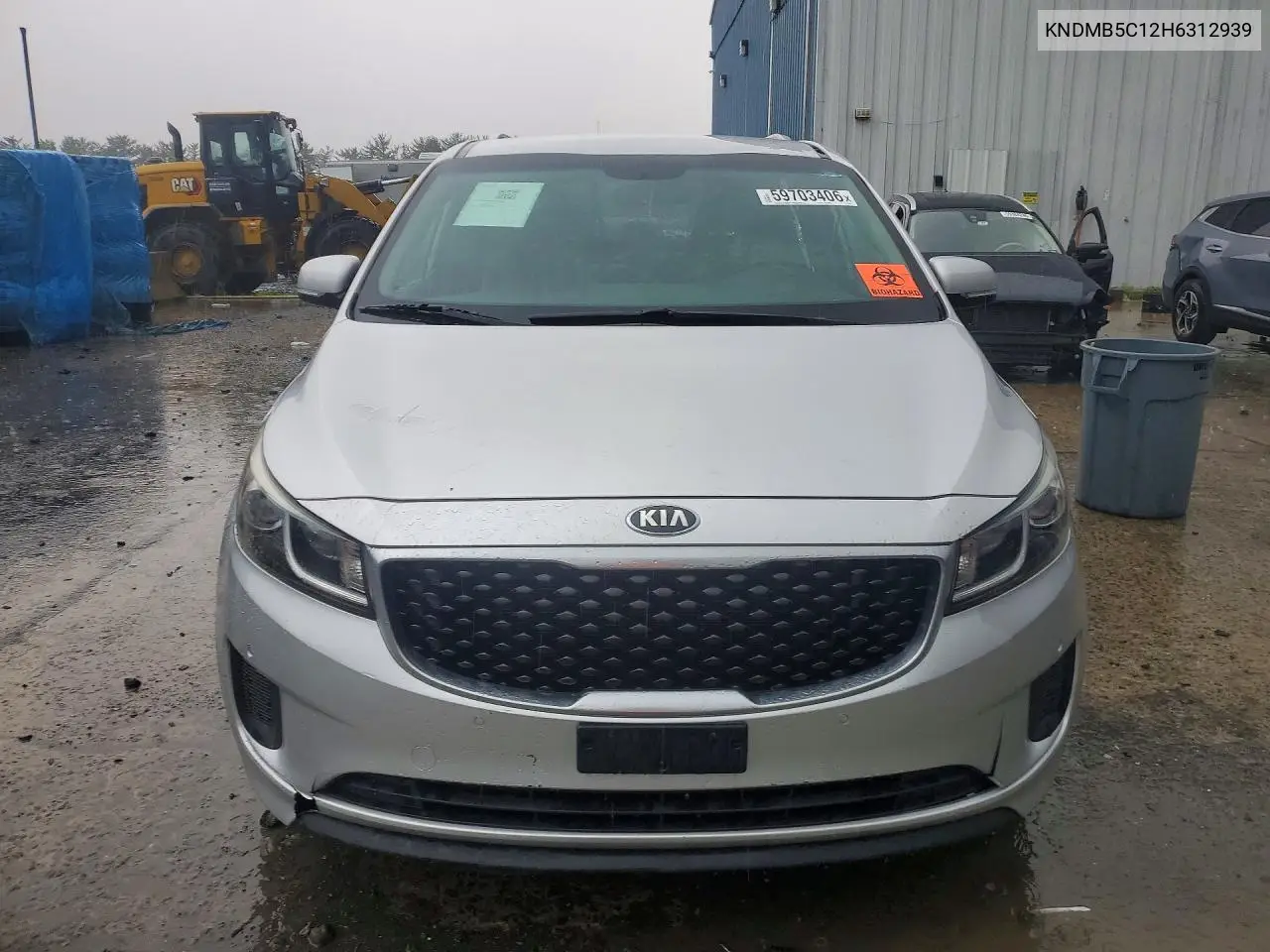 2017 Kia Sedona Lx VIN: KNDMB5C12H6312939 Lot: 59703406