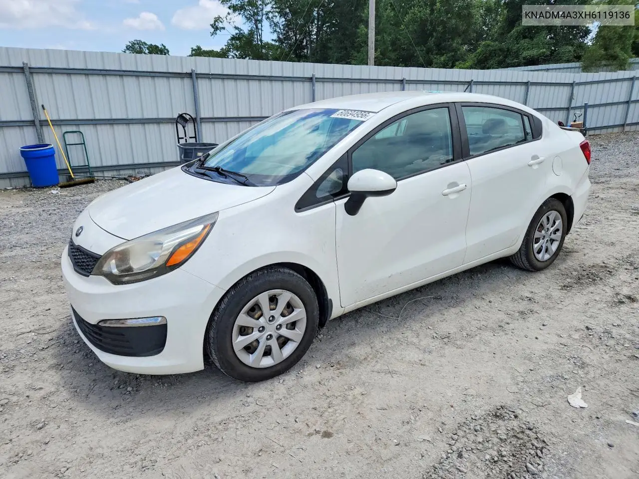 2017 Kia Rio Lx VIN: KNADM4A3XH6119136 Lot: 60694956