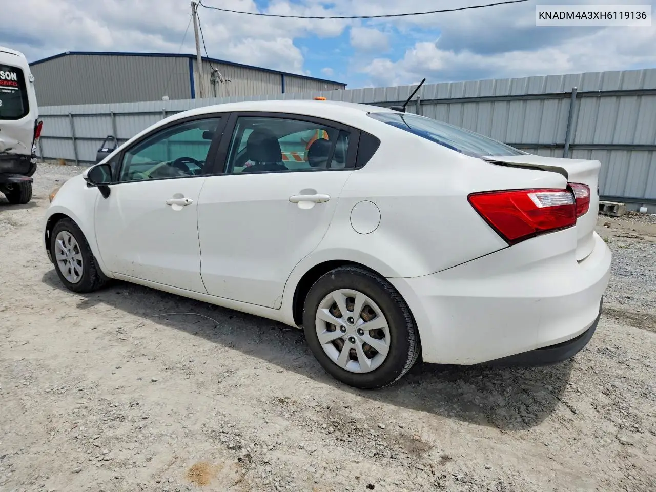 2017 Kia Rio Lx VIN: KNADM4A3XH6119136 Lot: 60694956