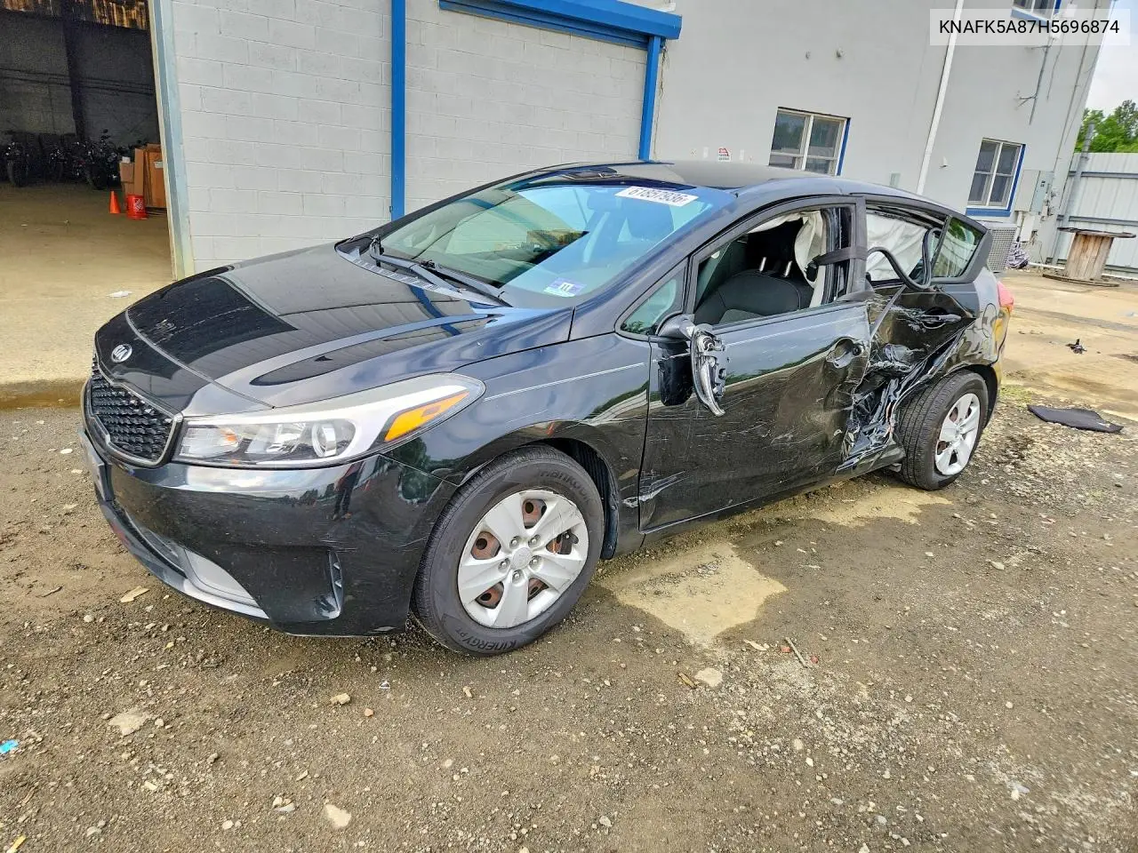 2017 Kia Forte5 Lx VIN: KNAFK5A87H5696874 Lot: 61857936
