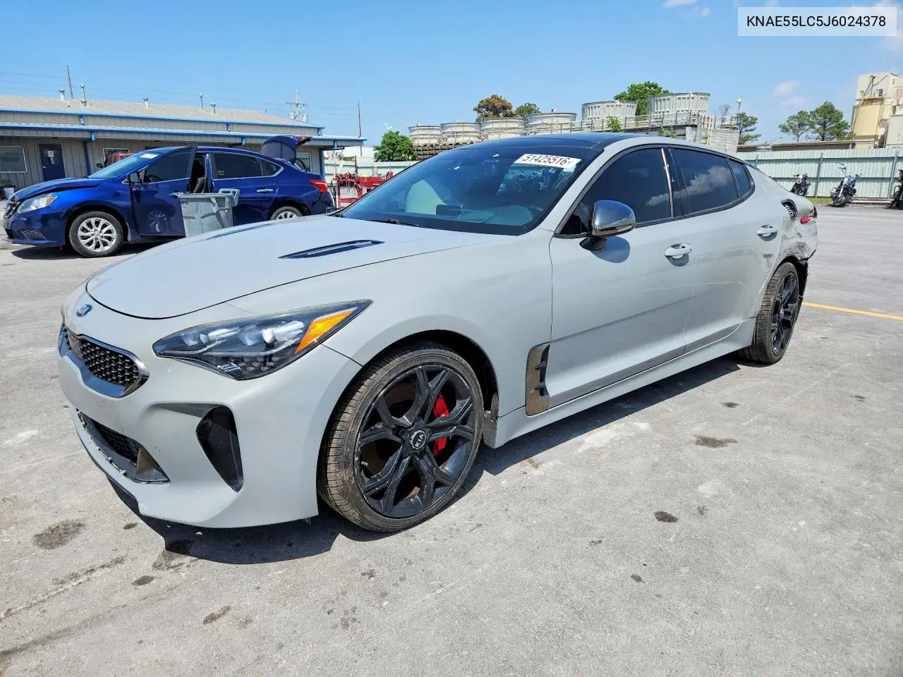 2018 Kia Stinger Gt2 VIN: KNAE55LC5J6024378 Lot: 51425516