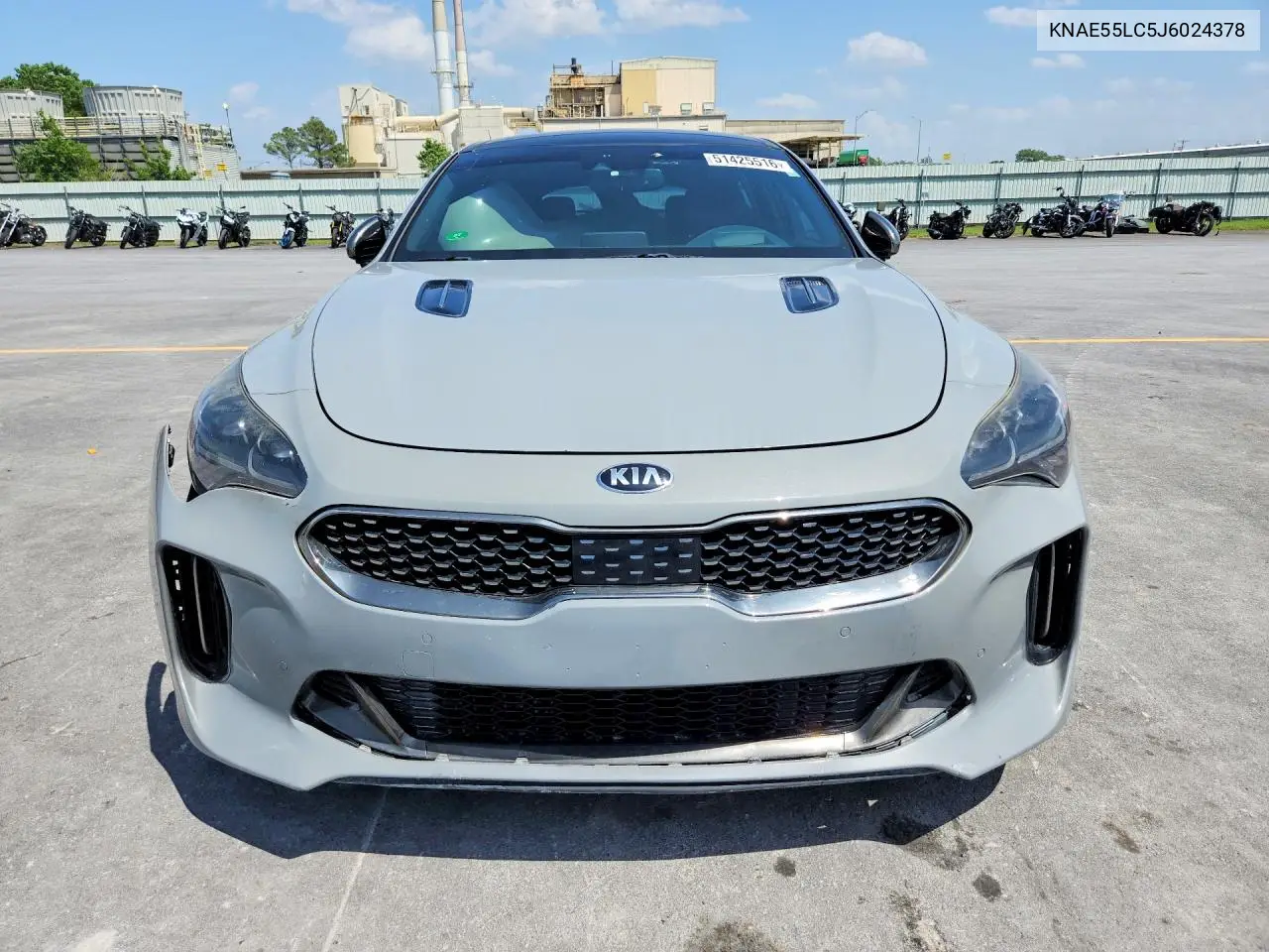 2018 Kia Stinger Gt2 VIN: KNAE55LC5J6024378 Lot: 51425516